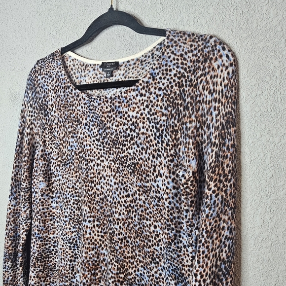 Talbots Petite Womens PS Wool Thermal Base Layer Thin Sweater Winter Warm Spot - Picture 2 of 10